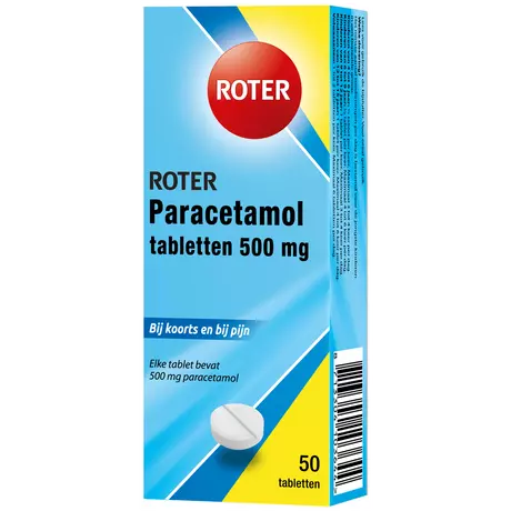 Roter Paracetamol Tabletten 50 stuks