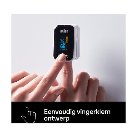 Braun Saturatiemeter met Vingersensor
