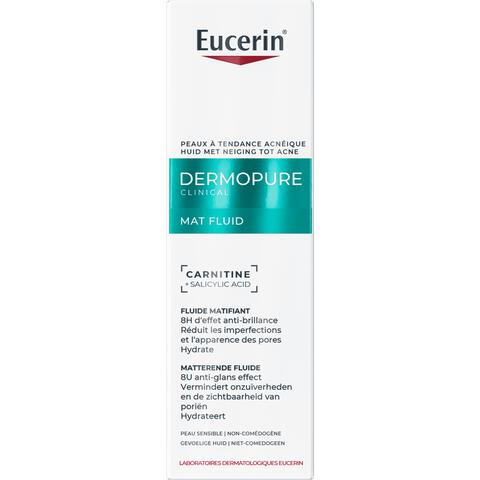 Eucerin DERMOPURE CLINICAL Mat Fluid Gevoelige Huid 40 ML