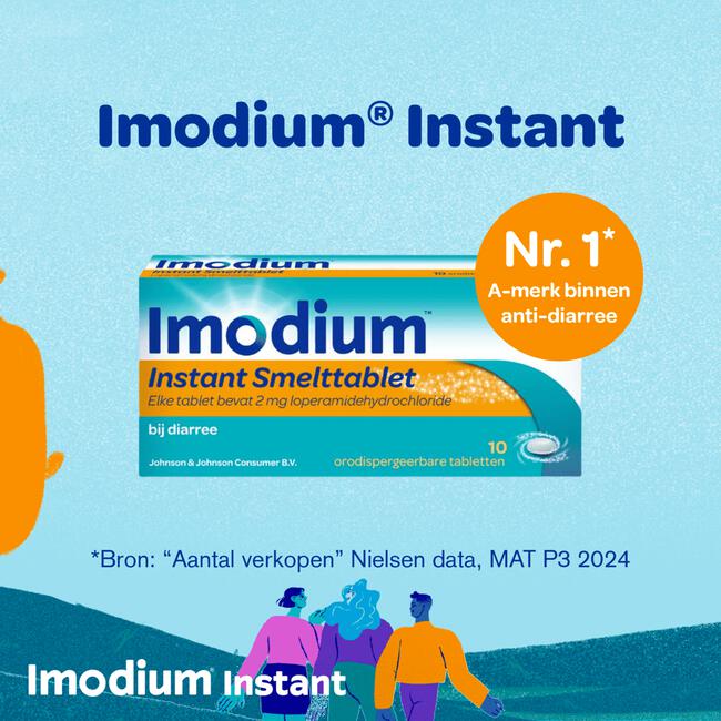 Imodium® Instant 2 MG 10 Smelttabletten