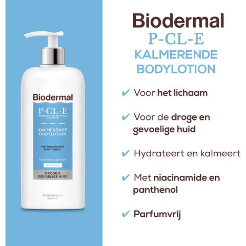 Biodermal P-CL-E Droge & Gevoelige Huid Bodylotion Parfumvrij 400 ML