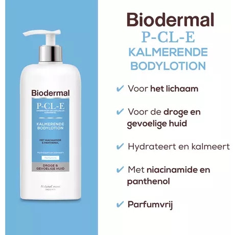 Biodermal P-CL-E Droge & Gevoelige Huid Bodylotion Parfumvrij 400 ML