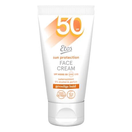 Etos Zonnebrand Gezicht SPF50 Gevoelige Huid 50 ML