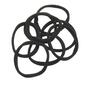 Etos Elastieken Roll Up Small Zwart 10St