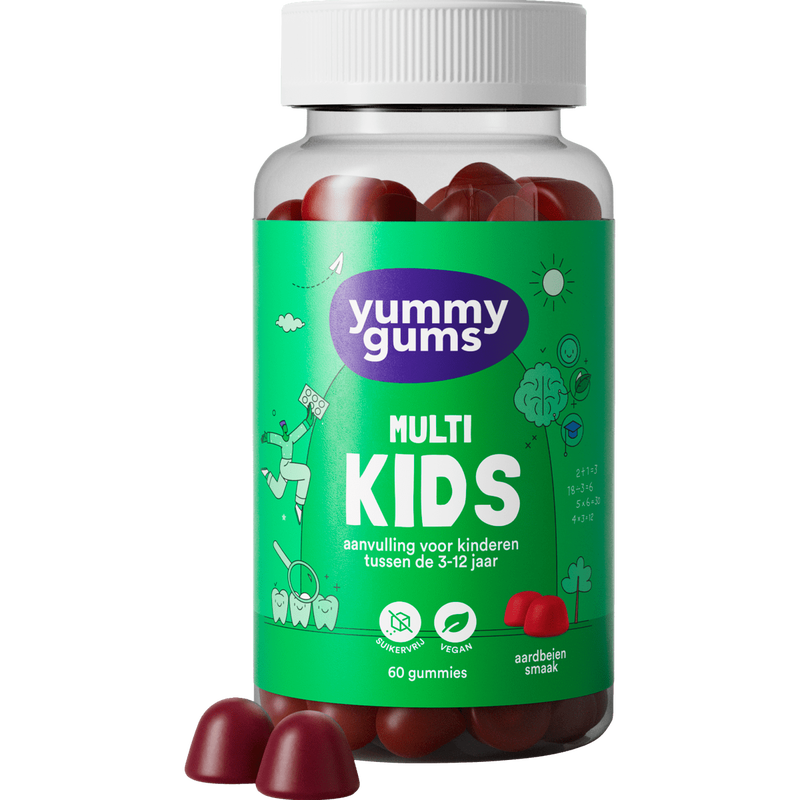 Yummygums Kids Suikervrij 60 stuks