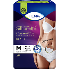 TENA Silhouette Pants Normal Wit Low Waist M 6 stuks