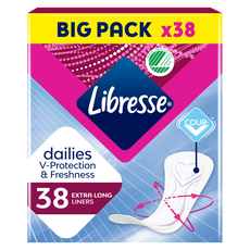 Libresse Dailies Inlegkruisjes Extra Long Big Pack 38 stuks