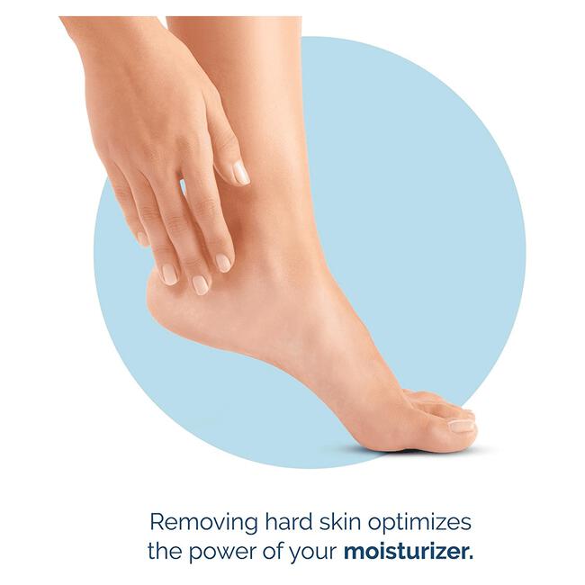 Scholl Velvet Smooth  Elekrische Voetvijl Blauw