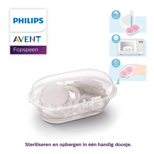 Philips Avent Ultra Air – Ademend en lichtgewicht fopspeen (18mnd+) – 2 stuks - SCF349/50