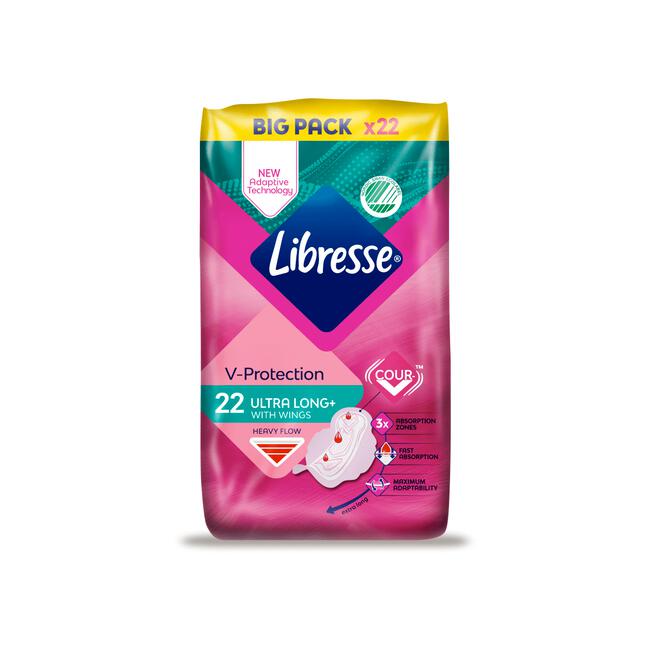 Libresse Ultra Long Maandverband Big Pack 22 stuks