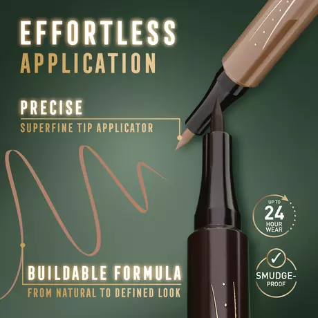 Max Factor Masterpiece Micro Brow Marker Bruin 60 Deep Brown