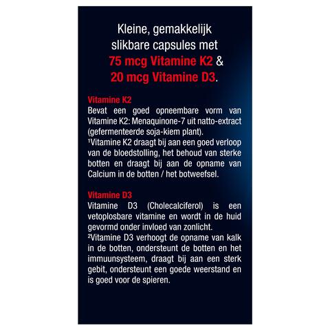 Lucovitaal Vitamine K2 + D3 Capsules 60 stuks