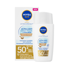 NIVEA SUN UV Face Specialist Ultra Light Daily Fluid Medium Tinted SPF50+ 40 ML