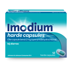 Imodium Capsules bij behandeling van diarree 12 capsules