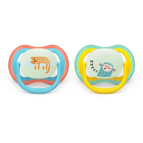 Philips Avent Fopspeen Ultra Air Night 18M+ SCF376/32 2 stuks