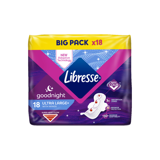 Libresse Ultra Night Maandverband Big Pack 18 stuks
