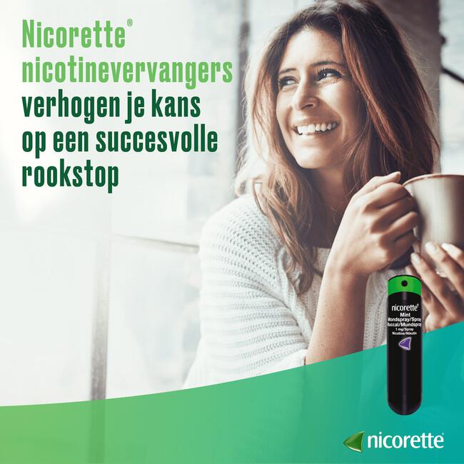 Nicorette® Freshmint Mondspray Duo 2 x 13,2 ml (2 x 150 sprays) 1 mg/spray