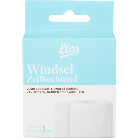 Etos Zelfhechtend Windsel 5 M X 6 CM