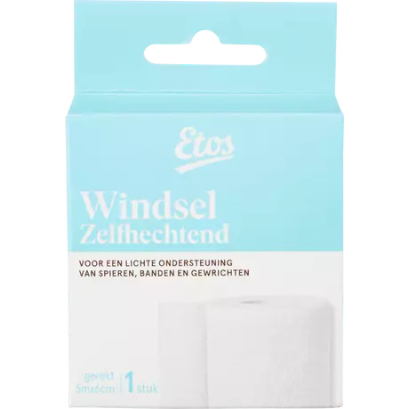 Etos Zelfhechtend Windsel 5 M X 6 CM