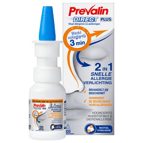 Prevalin Direct Plus Hooikoorts Neusspray 20 ML