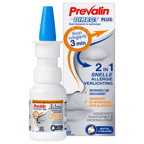 Prevalin Direct Plus Hooikoorts Neusspray 20 ML