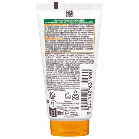 Garnier Ambre Solaire Hydra 24H Protect Lotion Zonnebrandcrème SPF50 50 ML Reisformaat Waterresistent