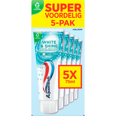 Aquafresh White & Shine Tandpasta 5-Pack 