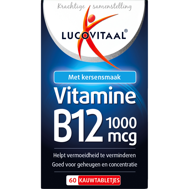 Lucovitaal Vitamine B12 1000 MCG 60 Kauwtabletjes Kersensmaak
