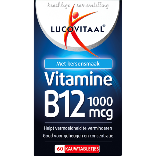Lucovitaal Vitamine B12 1000 MCG 60 Kauwtabletjes Kersensmaak