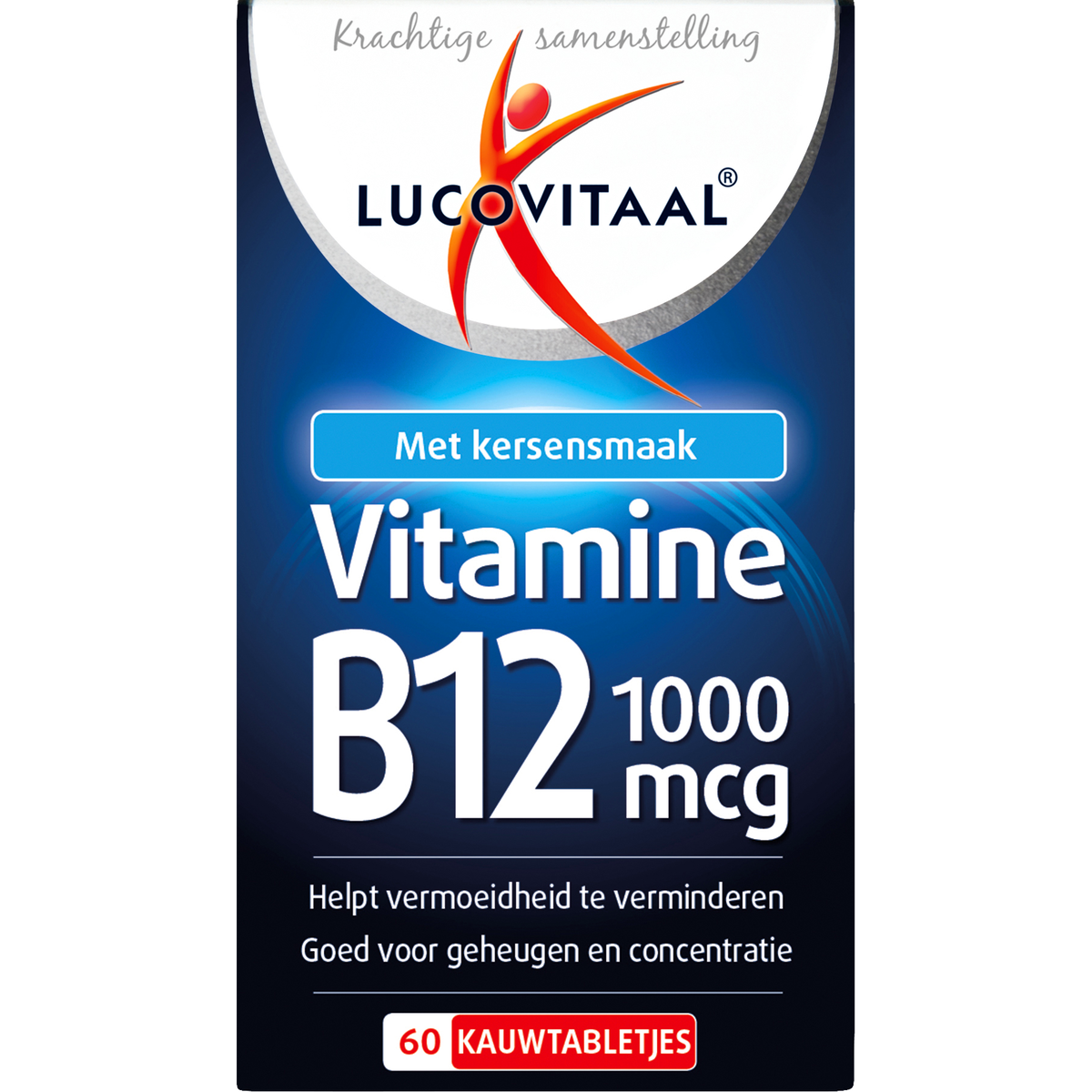 Lucovitaal Vitamine B12 1000 MCG 60 Kauwtabletjes Kersensmaak — 60 stuks