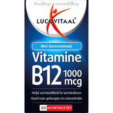Lucovitaal Vitamine B12 Kauwtabletjes Kersensmaak 60 stuks
