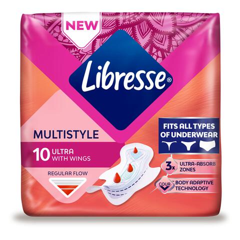 Libresse Ultra Normal Multistyle Maandverband 10 stuks