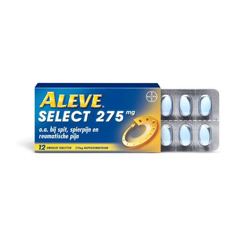 Aleve Select bij o.a. Rugpijn Spierpijn en Gewrichtspijn 12 tabletten