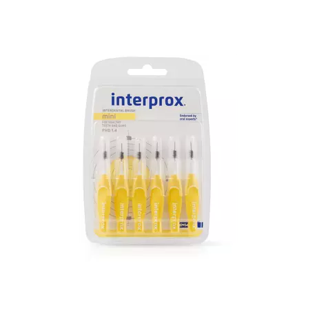 Interprox Mini Ragers Geel PHD 1.4 mm 6 stuks