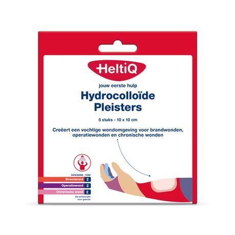 HeltiQ Hydrocolloid Pleisters 5 stuks