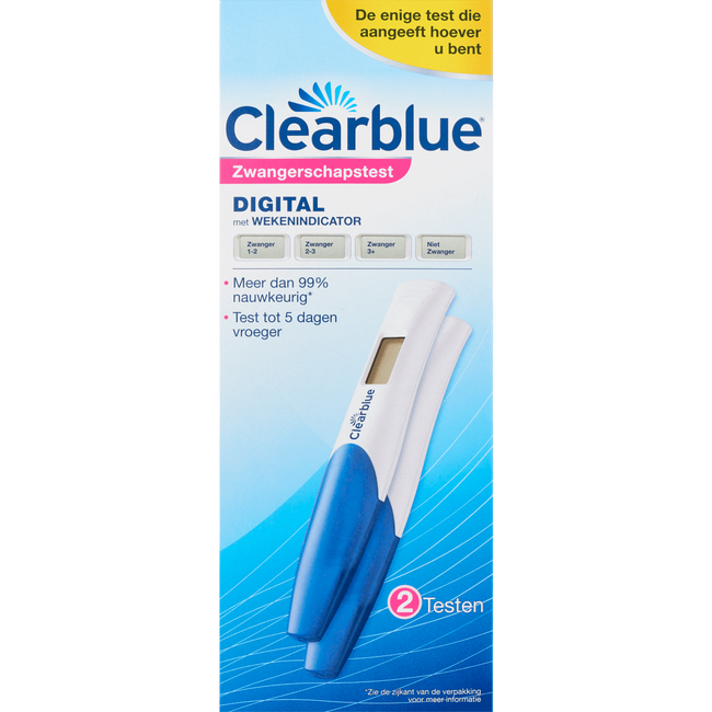 Clearblue Zwangerschapstest + Wekenindicator