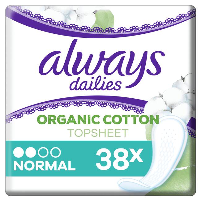 Always Dailies Cotton Protection Inlegkruisjes Normal 38 Inlegkruisjes