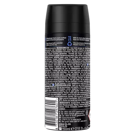 AXE&nbsp;Fine Fragrance Blue Lavender Deodorant Bodyspray 150 ML