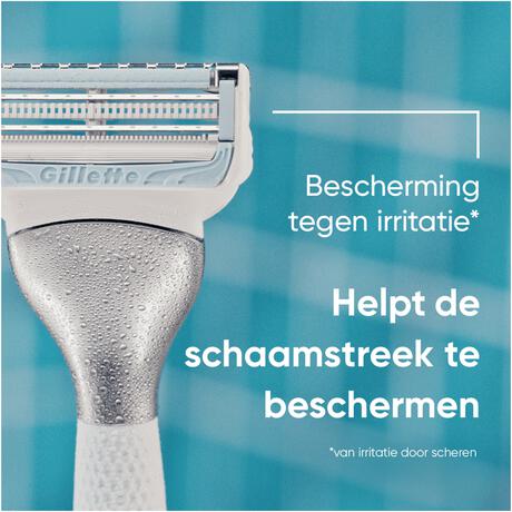 Gillette Venus Voor Huid En Schaamhaar Aloe Vera Navulmesjes 8 Stuks