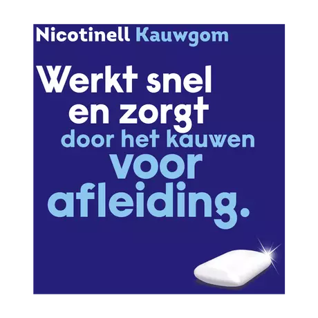 Nicotinell Kauwgom Cool Mint 4 MG Stoppen met Roken 96 stuks