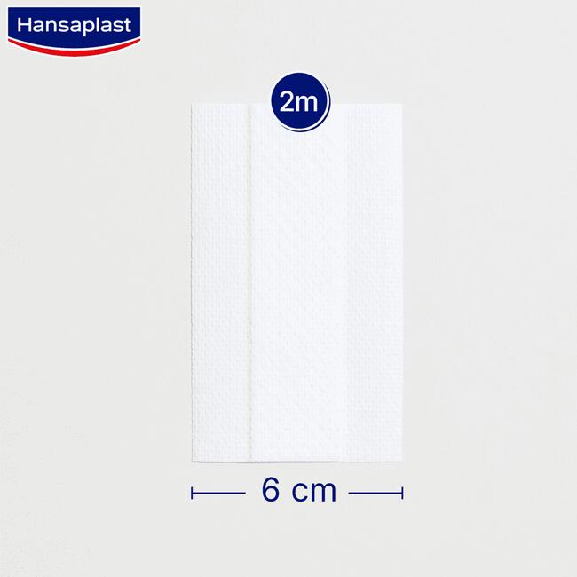 Hansaplast Sensitive Pleisterstrip 2 M x 6 CM