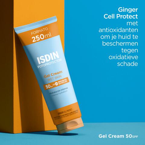 ISDIN Fotoprotector Gel Cream Wet Skin Zonnebrand SPF50+ 250 ML 