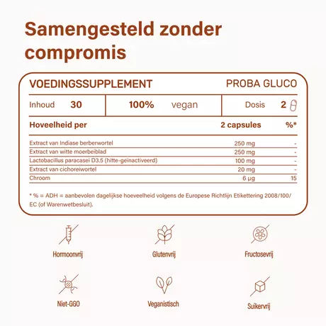 Nupure Proba Gluco Capsules 30 stuks