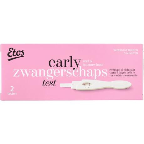 Etos Early Zwangerschapstest 2 stuks