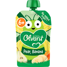 Olvarit Knijpfruit Peer Banaan 6+ Maanden 100 gram