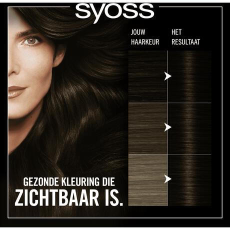 Syoss Oleo Intense 1-10 Intens Zwart/Noir Intense