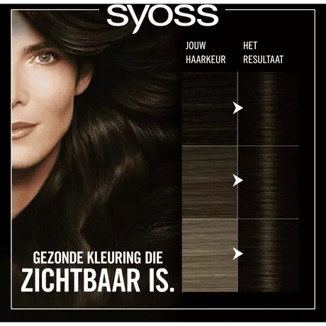 Syoss Oleo Intense  Permanente Haarkleuring 1-10 Intens Zwart/Noir Intense