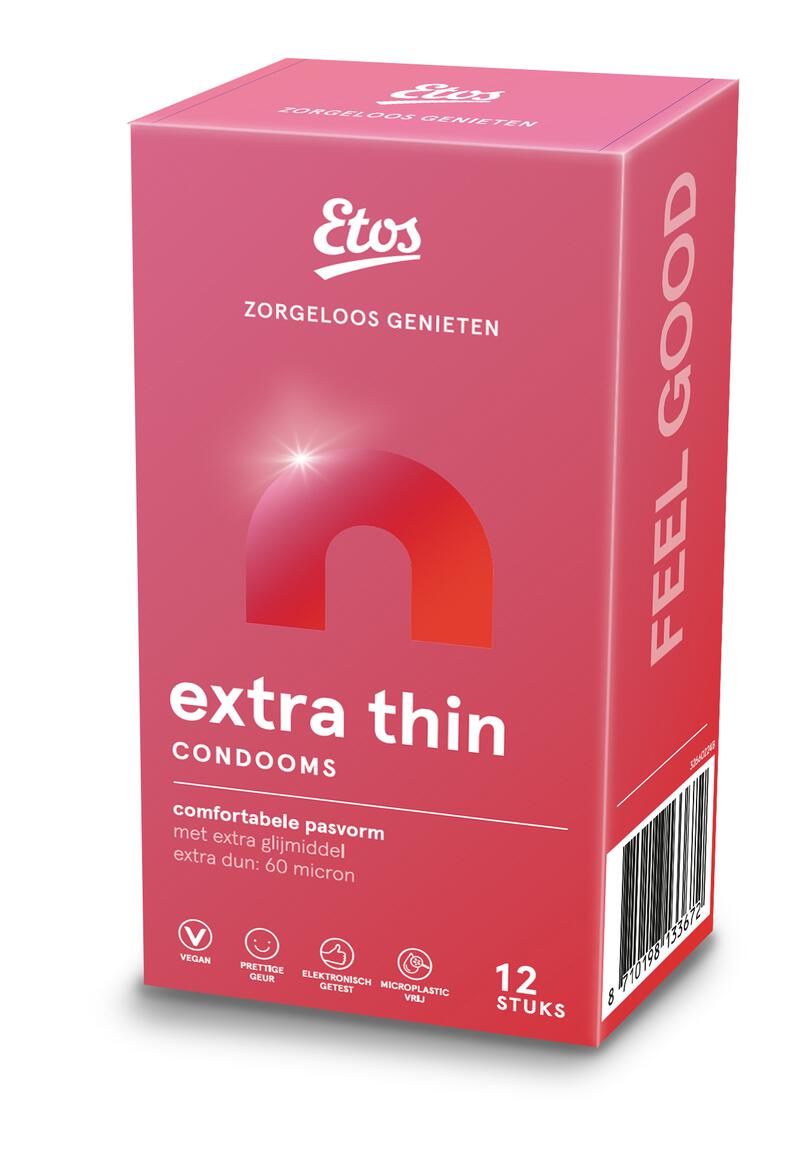 Etos Extra Thin Condooms 12 stuks