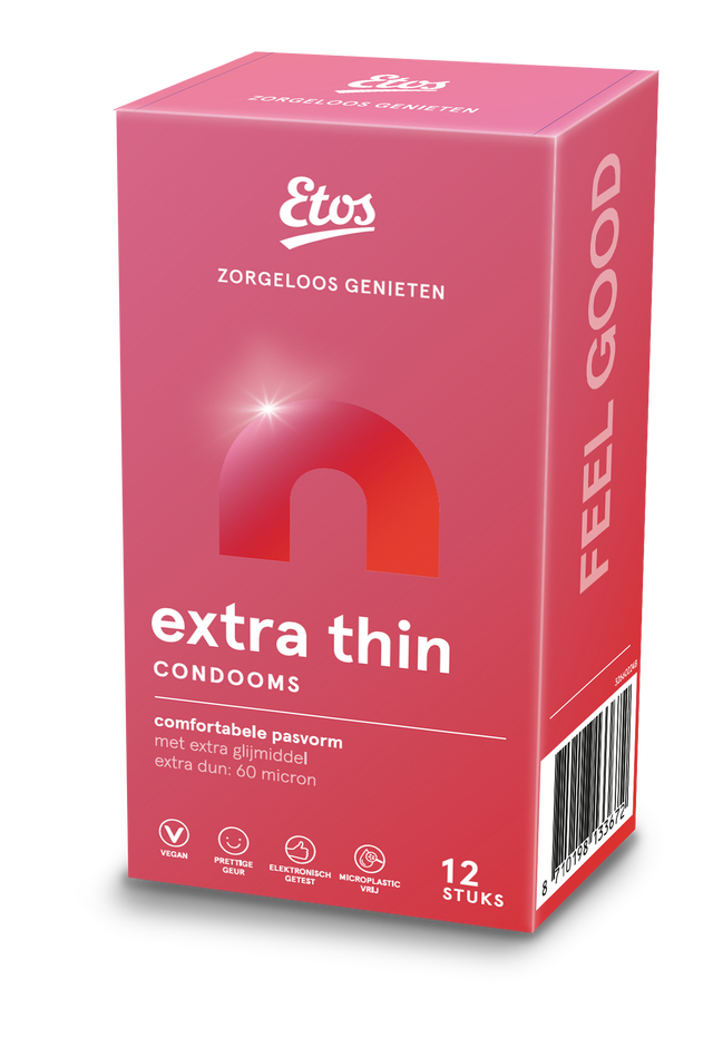 Etos Extra Thin Condooms 12 stuks
