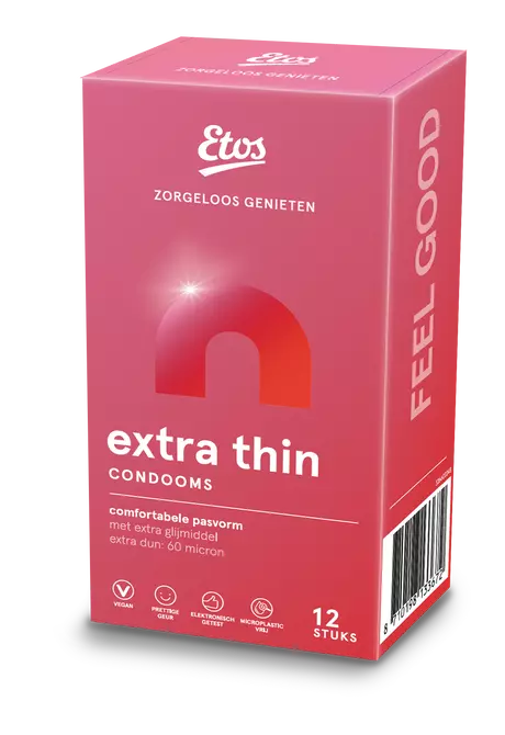 Etos Extra Thin Condooms 12 stuks